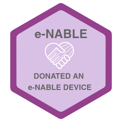 Donated an e-NABLE Hand