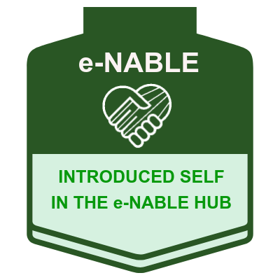Introduced Self in the e-NABLE Hub