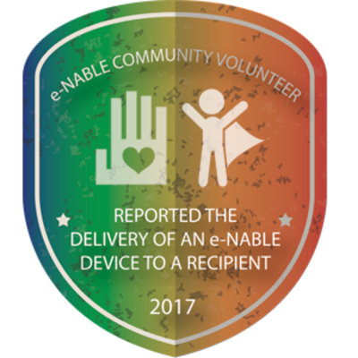 Reported a Delivery of an e-NABLE Device to a Recipient